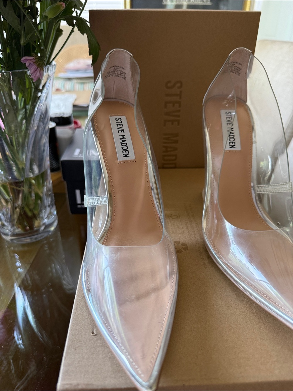 Steve Madden Translucent Heels - Picture 6 of 6